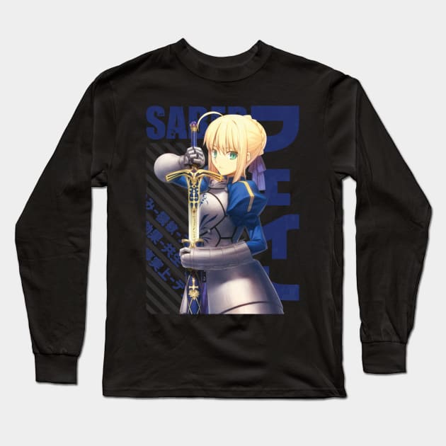 Fate - Saber #06 Long Sleeve T-Shirt by Recup-Tout